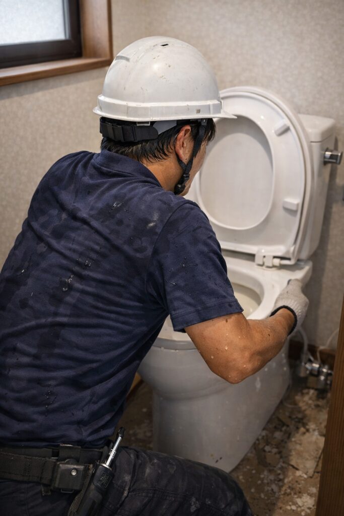 木製ドアの修理 【多賀町】